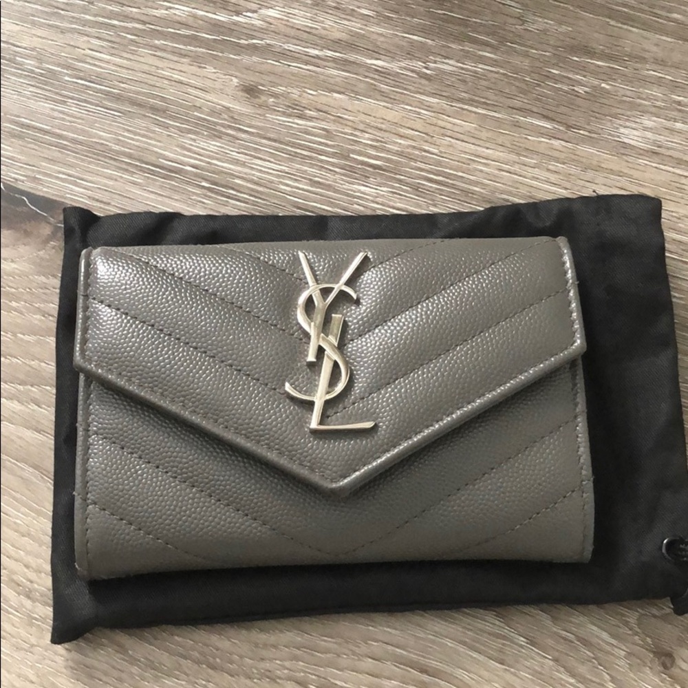 saint laurent card holder/small wallet